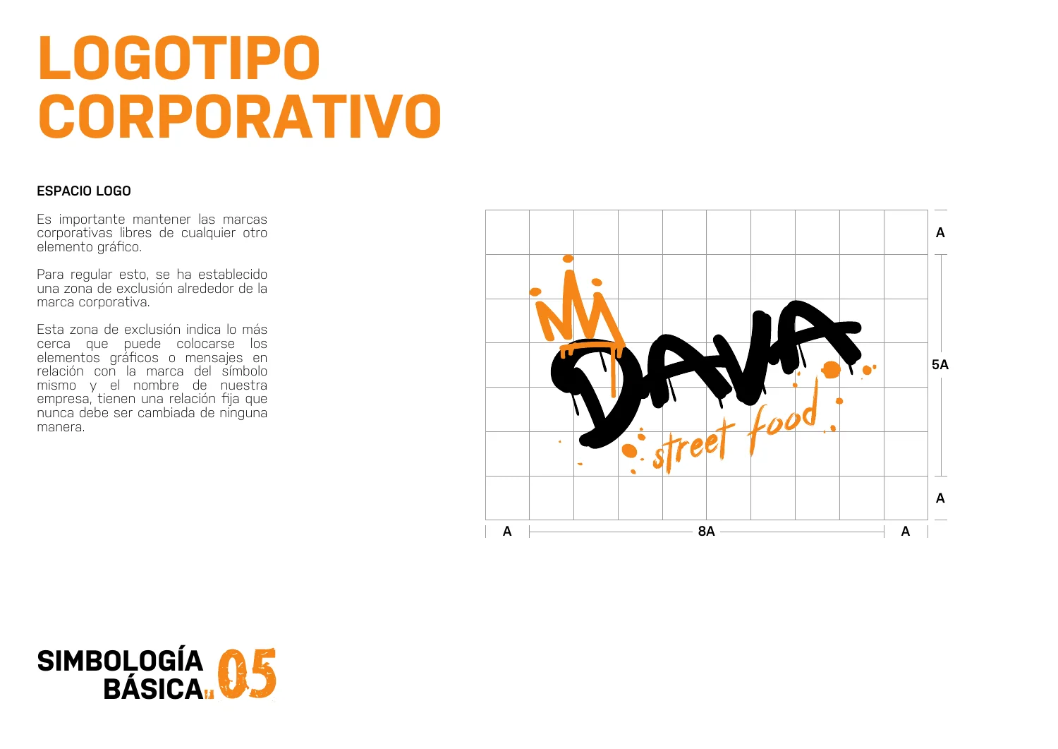 Construcción y espacio de protección de la marca DAVA